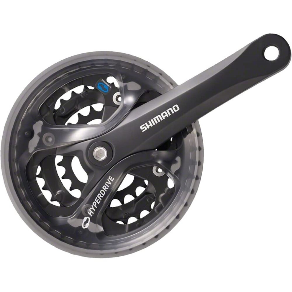 Shimano M361 Hybrid Crankset (Black 175mm X 48/38/28T)