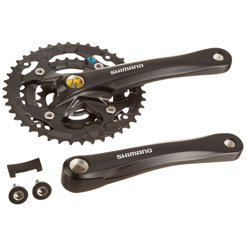 Shimano M361 Hybrid Crankset (Black 170mm X 48/38/28T)