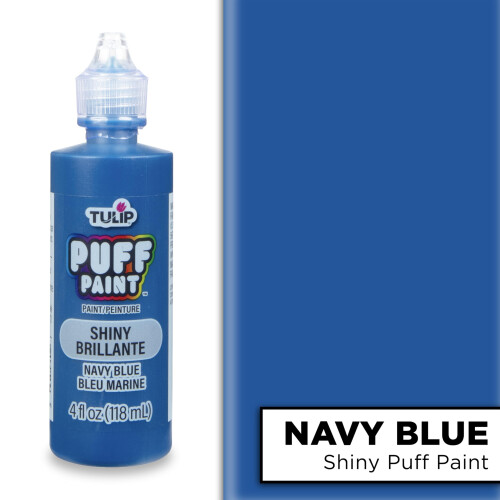 TULIP Πάστα Χρώματος Puff Slick Ναυτικό Μπλε 4 Fl Oz (Συσκευασία 1) 1