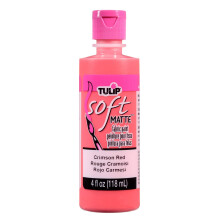 Tulip Soft Fabric Paint 4oz Matte Karmozijnrood (20405)