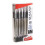 Pentel Στυλό Pentel(R R.S.V.P.(R) Ballpoint, 1.0 mm, Μεσαίο, Διαφανές, Μαύρη Μελάνη, Πακέτο 12 1