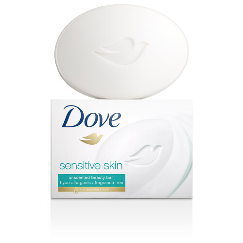 Savon Beauté Dove, Peau Sensible 4 oz, 14 Bar 1