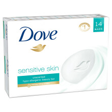 Savon Beauté Dove, Peau Sensible 4 oz, 14 Bar