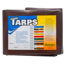 Υπερβολικά Ανθεκτική Καφέ Τέντα 8 Oz, 12'Χ25'