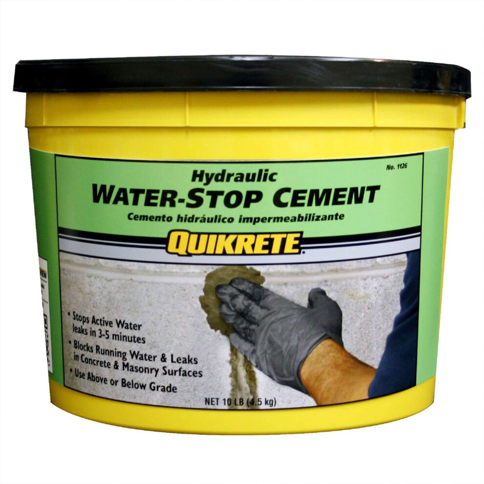 Quikrete Rapid Setting  Hydraulic Water Stop Cement  Sets in 3 to 5 Mi
