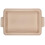Le Creuset Le Creuset Stoneware Heritage Covered Rectangular Casserole, 4 qt. (12" x 9"), Flame 4