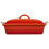 Le Creuset Le Creuset Stoneware Heritage Covered Rectangular Casserole, 4 qt. (12" x 9"), Flame 2