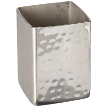 American Metalcraft rustfrit stål hamret sukkerpakkeholder