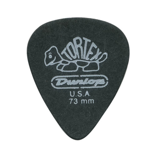 Dunlop JIM DUNLOP 488R.73 Tortex Pitch Black .73mm 72/Beutel