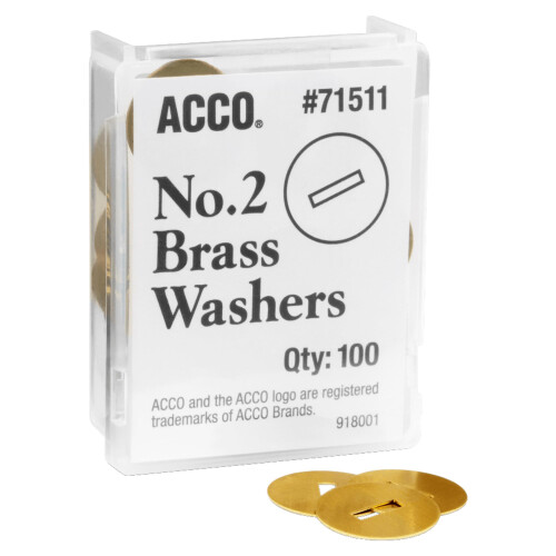 ACCO Messingskivor, 15/32", 100-pack (71511) 2