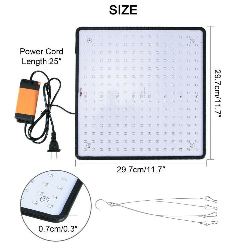 (EU Plug) 8000w Grow Lights For Indoor Plants Ultra-thin Power Saving Full Spectrum Led Lights For Greenhouse Gardening Indoor Hydroponic