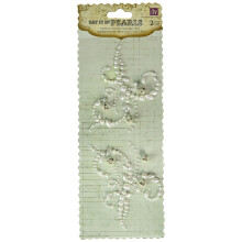 Prima 535667 6-1/2-Inch Say It in Pearls Self Adhesive Jewel Art Mini