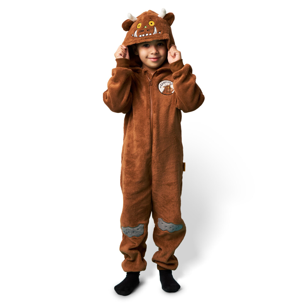 (3-4 Years) Gruffalo & Friends Onesie (Unisex Kids Brown)
