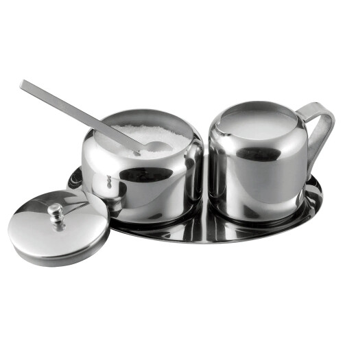 Cuisinox rustfrit st?l fl?de og sukker 5-delt s?t