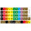 LEARNING LARGE LETTERING (UPPER CASE) ENGLISH US COLORED KEYBOARD DECALS 1