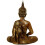 Rode Red Lantern 11"" Thai Sitting Buddha Statue  Brown 2