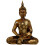 Rode Red Lantern 11"" Thai Sitting Buddha Statue  Brown 1