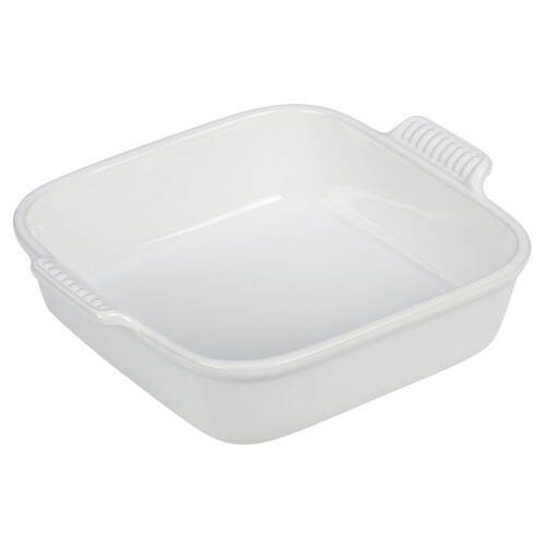 Le Creuset Le Creuset Σκεύος Κεραμικής Κληρονομιάς Τετράγωνο, 3 qt. (9"), Λευκό