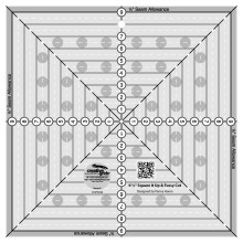 Creative Grids 9-1/2in Square It Up eller Fussy Cut Square Quilt Lineal - CGRSQ9