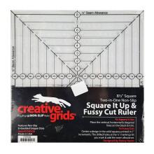 Kreative gitter 8-1/2in firkantet op eller n?jeregnende sk?ret firkantet quilt lineal - CGRSQ8