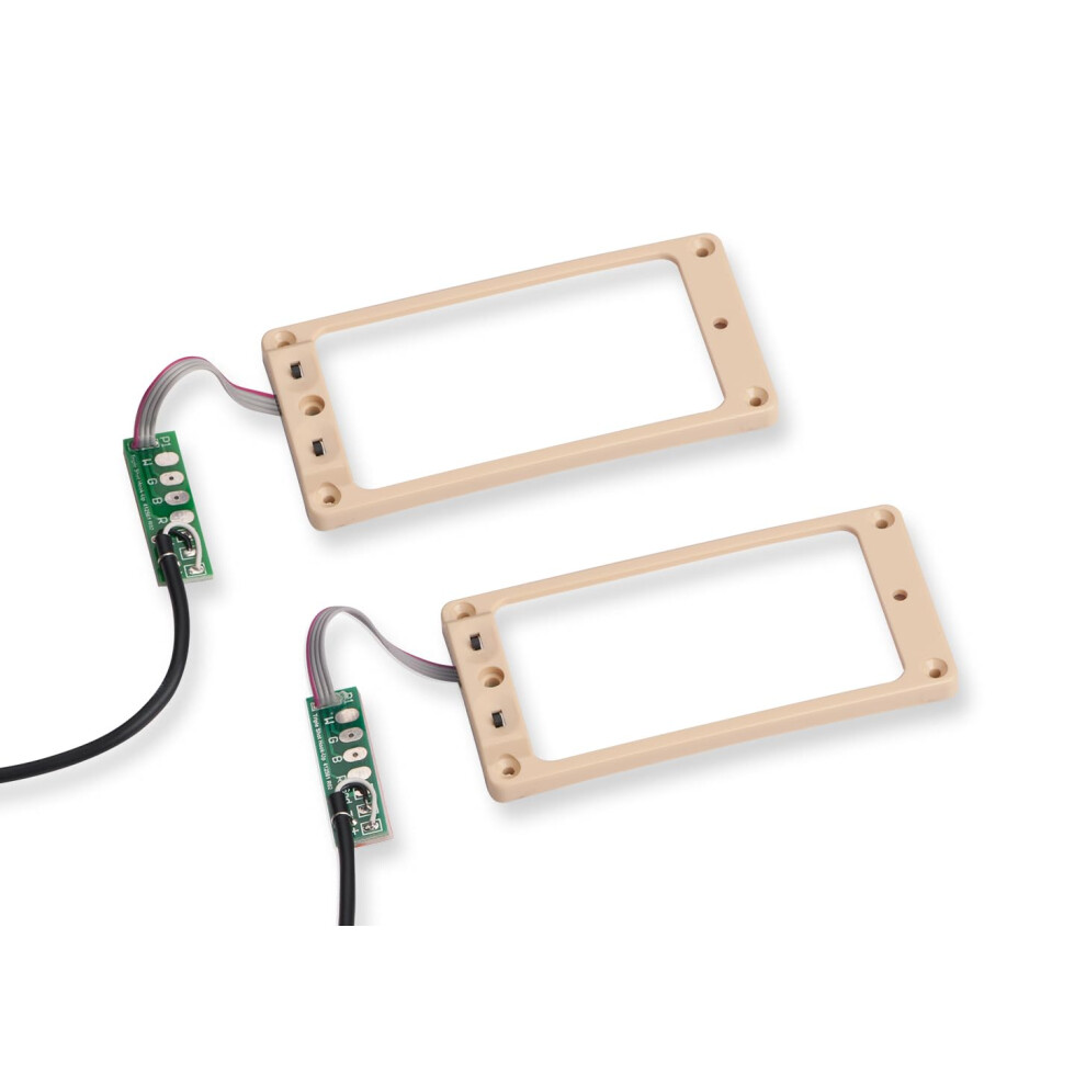 Seymour Duncan Ssts-1S Cre Triple Shot Switching Mounting Ring Trembucker Spacing, Set Crema-image