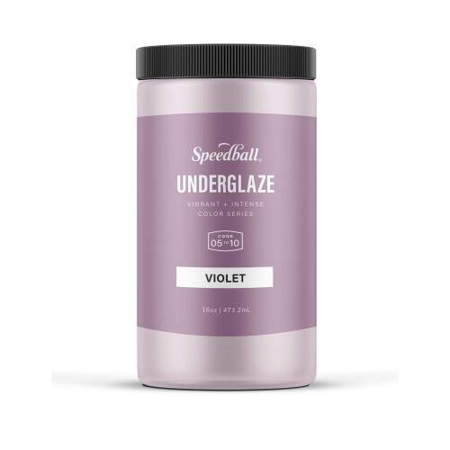 Speedball Underglaze  Violet  16 Ounce Jar 1