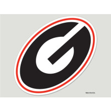 Wincraft NCAA University of Georgia 80297011 Farebn n lepka Perfect Cut 8"""" x 8"""" cierna