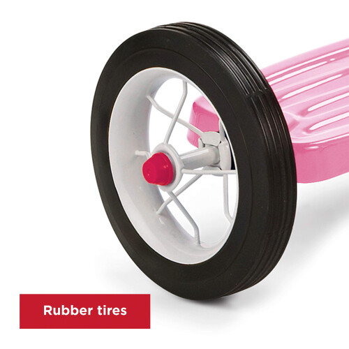 Radio Flyer Classic Pink 10"""" Tricycle 2