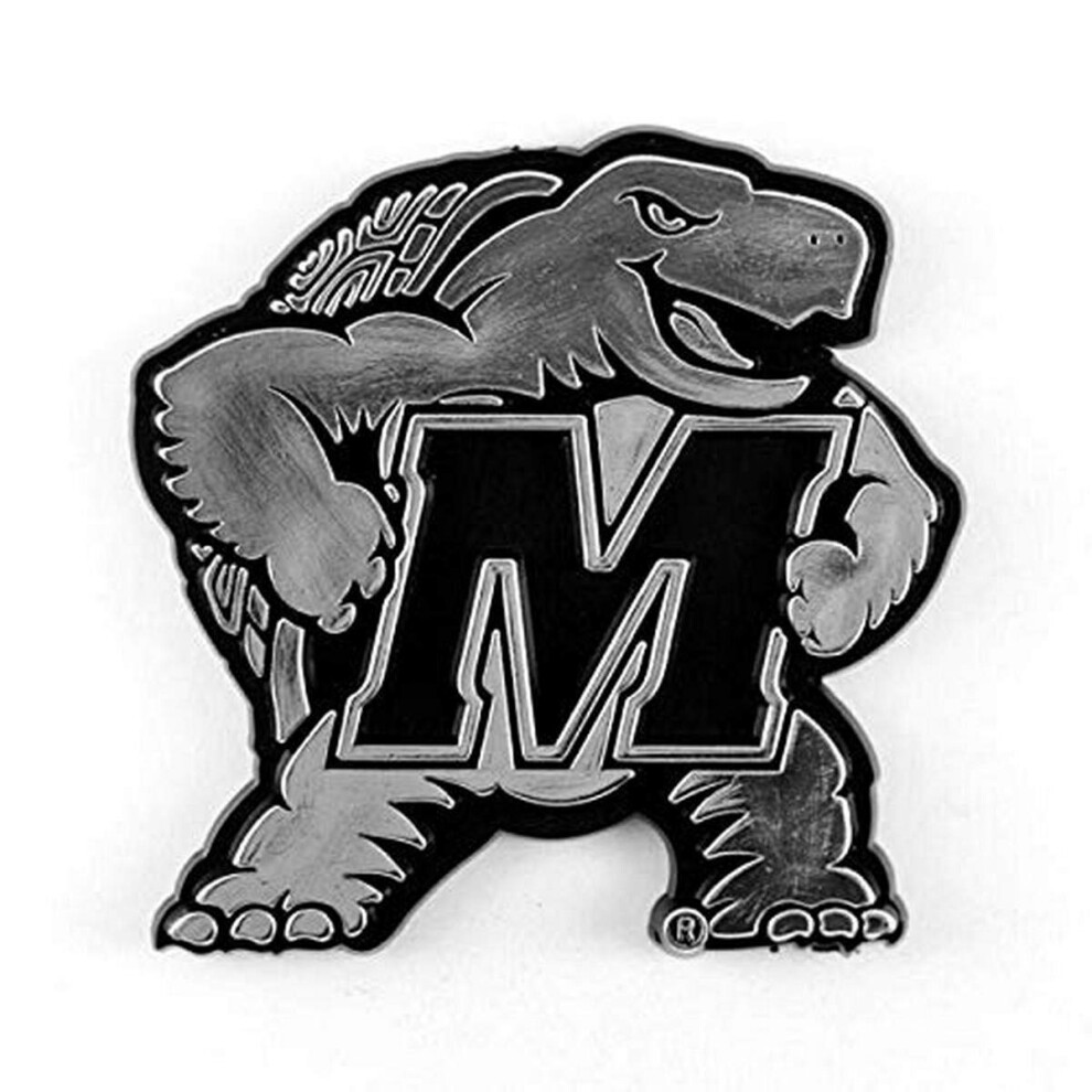 Fanmats 60352 Maryland Terrapins Molded Chrome Plastic Emblem 681620032222