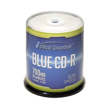 Optical Quantum Blue AZO CD-R 700MB 52X Skivor för Data och Musik 100pk Spindel