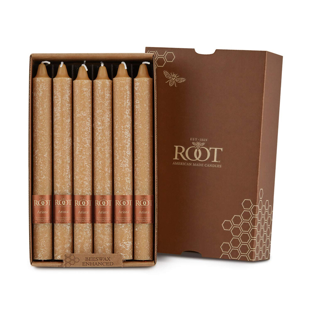 Root Candles Arista Timberline Dinner-Kerzen, Geruchlos, 22,9 Cm, 12 St Ck, Bienenwachs-image