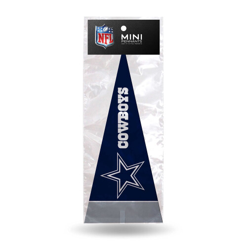 RICO Industries NFL Dallas Cowboys de 8 pe   as de 4 polegadas por 9 polegadas Classic Mini Pennant D? Cor Conjunto