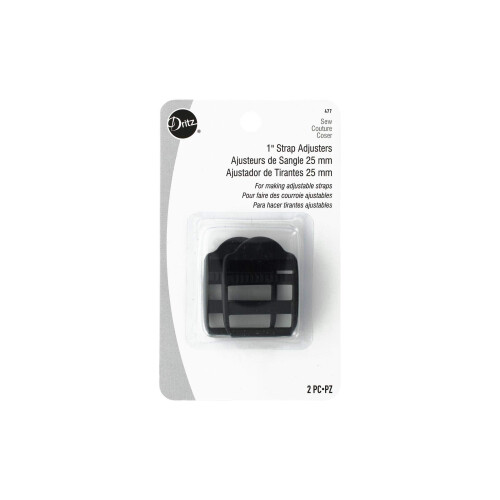 Dritz 2 Count Black Slide Adjusters pro 1"""" popruh