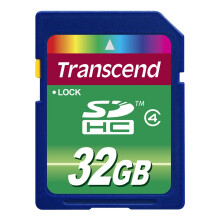 32 GB SDHC -kort (SD2.0 Klasse 4)