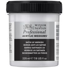 Winsor  Newton Professional Acrylic Medium  Satin UV Varnish  225ml 76oz