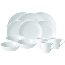 Gordon Ramsay Maze White 16 piece Dinner Set