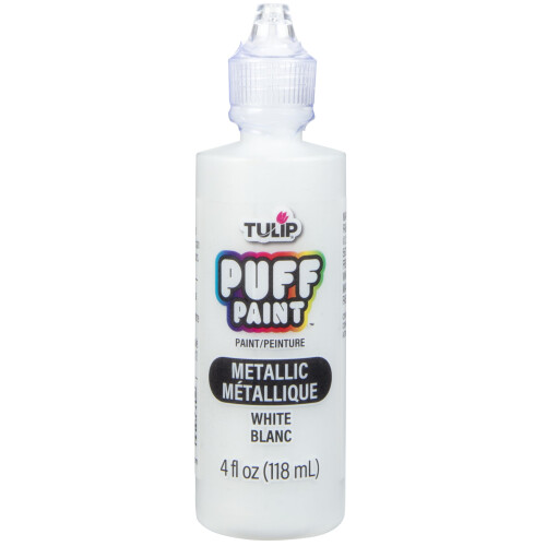 TULIP Μεταλλικό Χρώμα Puff Λευκό 4 Fl Oz (Συσκευασία 1)