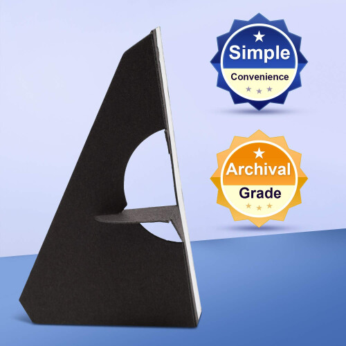 Lineco Black Samolepc stojan zpet 5In Pkg/25 1