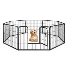 Indoor Outdoor Dog Playpen 8 Panel 60cm Height Pen Fence With Lock