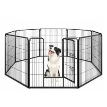 Indoor Outdoor Dog Playpen 8 Panel 80cm Height Pen Fence With Lock
