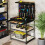 Costway 81 x 41 CM Workbench 290KG Heavy-Duty Work Table With 2 PCS Pegboard-Black 5