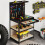Costway 81 x 41 CM Workbench 290KG Heavy-Duty Work Table With 2 PCS Pegboard-Black 7