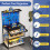 Costway 81 x 41 CM Workbench 290KG Heavy-Duty Work Table With 2 PCS Pegboard-Navy 5