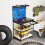 Costway 81 x 41 CM Workbench 290KG Heavy-Duty Work Table With 2 PCS Pegboard-Navy 3
