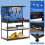 Costway 121 x 61 CM Workbench Heavy-Duty Work Table With 3 PCS Pegboard-Navy 6