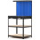 Costway 81 x 41 CM Workbench 290KG Heavy-Duty Work Table With 2 PCS Pegboard-Navy 10