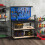 Costway 121 x 61 CM Workbench Heavy-Duty Work Table With 3 PCS Pegboard-Navy 8