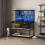 Costway 121 x 61 CM Workbench Heavy-Duty Work Table With 3 PCS Pegboard-Navy 5