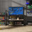 Costway 121 x 61 CM Workbench Heavy-Duty Work Table With 3 PCS Pegboard-Navy 9