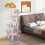 Costway Cat Tree Indoor 167 cm Multi-level Tall Large Kitty Tower Climbing Frame 4